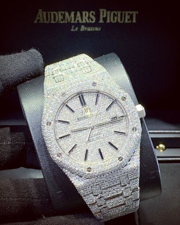 Audemars Piguet Royal Oak with full diamond setting